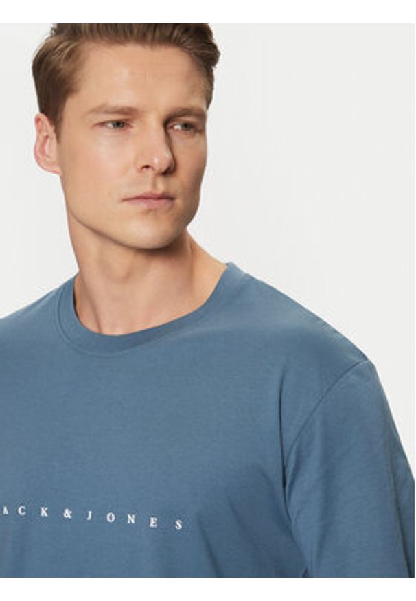 Jack & Jones T-Shirt Star 12234746 Niebieski Relaxed Fit. Kolor: niebieski. Materiał: bawełna