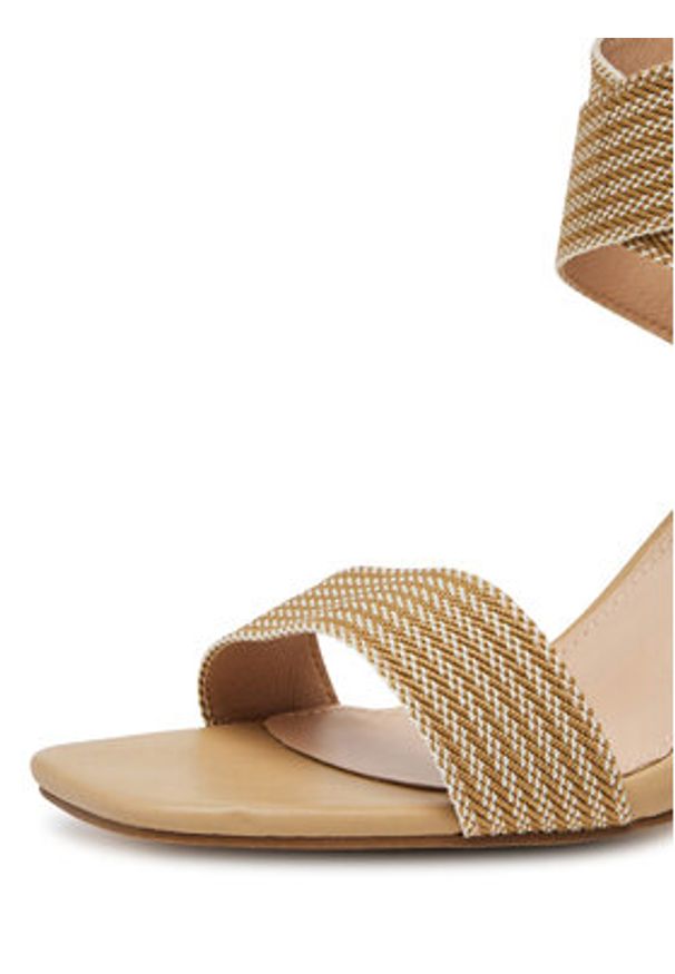 DeeZee Sandały XFA065-10 Beżowy. Kolor: beżowy. Materiał: materiał