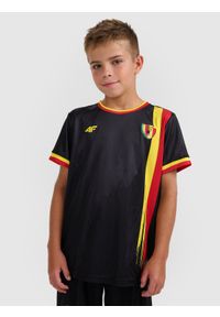 4f - 4F Koszulka klubowa wyjazdowa z sezonu 2025/26 dziecięca 4F x Korona Kielce - multikolor 110/116. Kolor: wielokolorowy. Materiał: włókno, dzianina. Długość: długie. Sezon: lato. Styl: klasyczny, sportowy