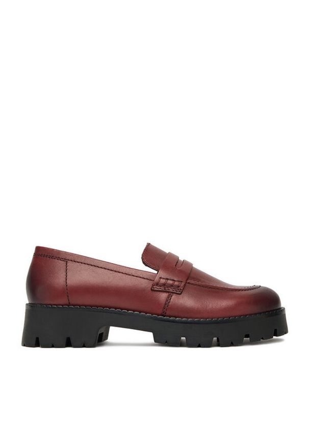 Lasocki Loafersy CEO-WI16-780-03 Bordowy. Kolor: czerwony. Materiał: skóra