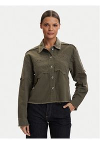 only - ONLY Kurtka przejściowa Elena 15232378 Zielony Regular Fit. Kolor: zielony. Materiał: bawełna #1