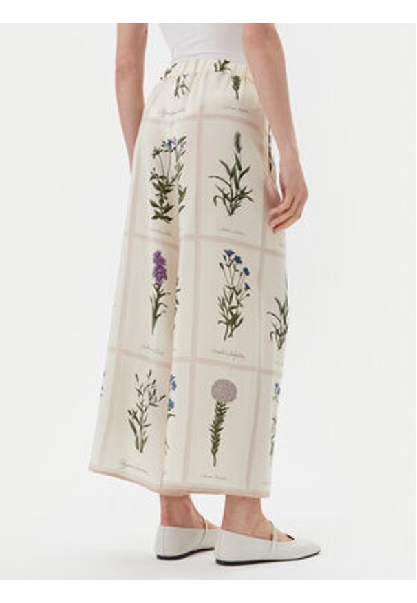 Weekend Max Mara Kuloty Lory 2515131012 Écru Relaxed Fit. Materiał: jedwab