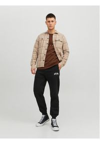 Jack & Jones - Jack&Jones Spodnie dresowe Kane 12236479 Czarny Loose Fit. Kolor: czarny. Materiał: bawełna, syntetyk, dresówka #4