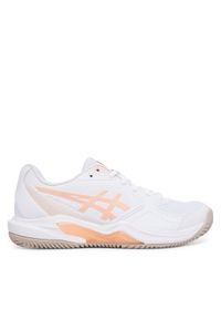 Asics Buty do tenisa Gel-Dedicate 9 Clay 1042A314 Biały. Kolor: biały. Materiał: skóra. Sport: tenis #1