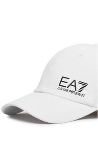 EA7 Emporio Armani Czapka z daszkiem 7X000106 AF13554 M0003 Biały. Kolor: biały. Materiał: poliamid, materiał #3