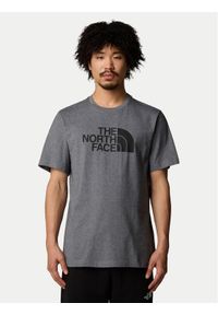 The North Face T-Shirt Easy NF0A8A6C Szary Regular Fit. Kolor: szary. Materiał: syntetyk, bawełna