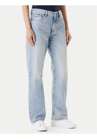 Calvin Klein Jeans Jeansy Signature 90s LV147C700G Niebieski Straight Fit. Kolor: niebieski #1
