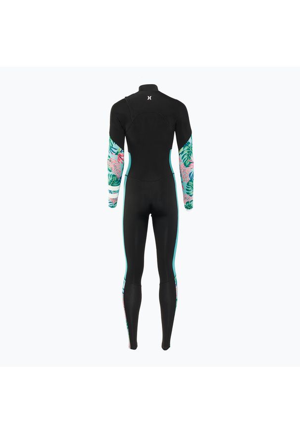 Pianka do pływania damska Hurley Plus Printed 3/2 mm Fullsuit. Kolor: czarny