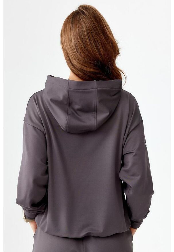 ROUGH RADICAL - Bluza sportowa dresowa dla kobiet Rough Radical Pery Hoodie. Kolor: szary. Materiał: dresówka. Sport: fitness