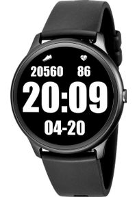 Smartwatch Rubicon KW13 Czarny (RNCE61BIBX05AX). Rodzaj zegarka: smartwatch. Kolor: czarny