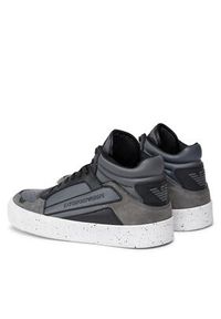 EA7 Emporio Armani Sneakersy X8Z042 XK351 S967 Szary. Kolor: szary. Materiał: skóra