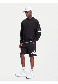 Adidas - adidas Szorty sportowe Essentials Big Logo JE8956 Czarny Regular Fit. Kolor: czarny. Materiał: bawełna, syntetyk. Styl: sportowy #3
