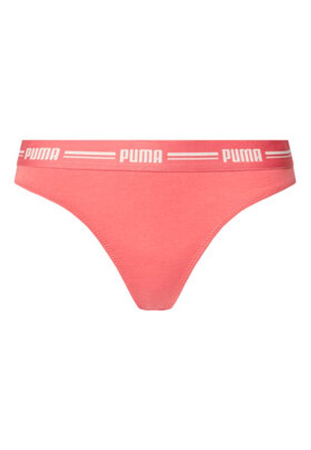 Puma Komplet stringów 907850 Koralowy. Kolor: pomarańczowy. Materiał: bawełna