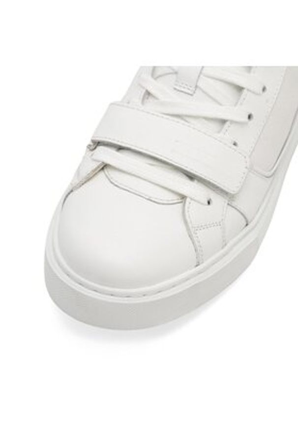 Badura Sneakersy BOZEMAN-23 MI08 Biały. Kolor: biały. Materiał: skóra