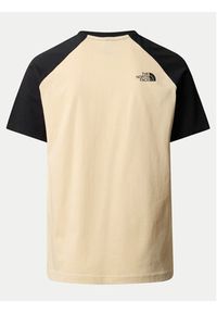 The North Face T-Shirt Easy NF0A87N7 Beżowy Regular Fit. Kolor: beżowy. Materiał: bawełna
