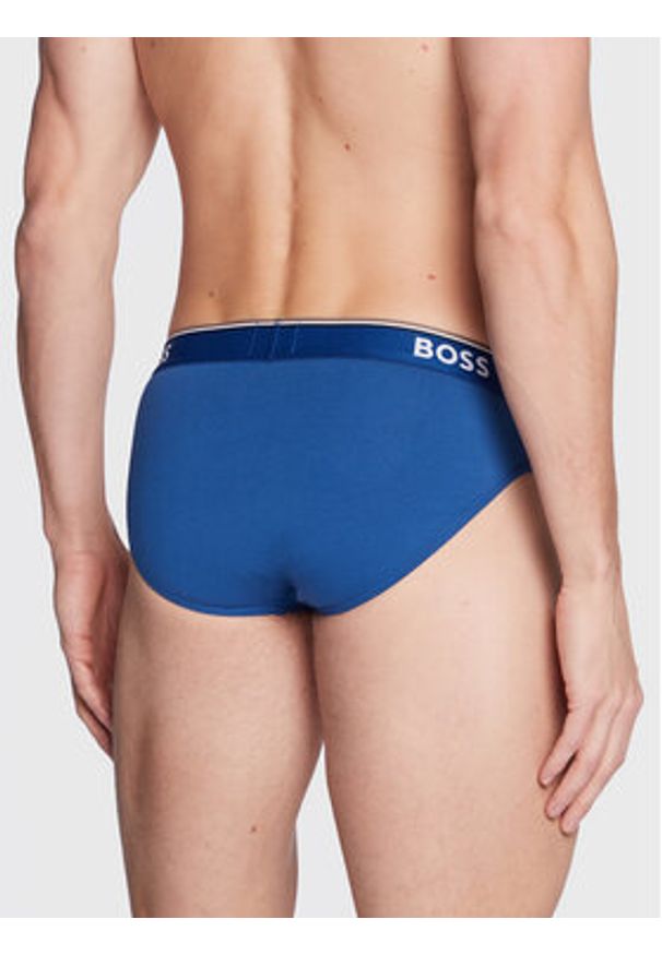 BOSS Komplet slipów Power 50475273 Kolorowy. Materiał: bawełna. Wzór: kolorowy