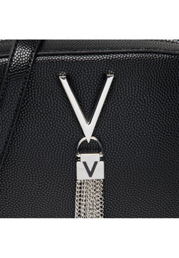 VALENTINO - Valentino Torebka Divina VBS1R409G Czarny. Kolor: czarny. Materiał: skórzane