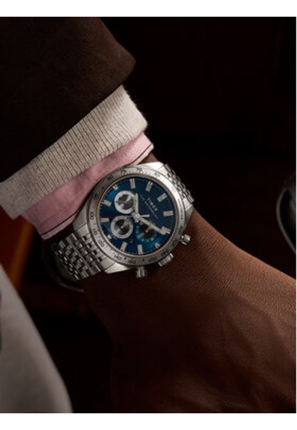 Timex Zegarek Waterbury TW2Y18500 Srebrny. Kolor: srebrny