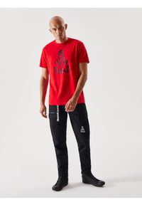 Diverse - T-shirt męski z nadrukiem DKR 0122 S1834 - - Rozmiar: L. Kolor: szary. Materiał: bawełna. Wzór: nadruk