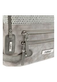 Szara Stylowa Torebka Damska Rieker. Kolor: szary. Styl: elegancki #5