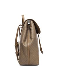 Calvin Klein Plecak Emblem Aop Flap Backpack LV04F3271G Beżowy. Kolor: beżowy. Materiał: skóra #2