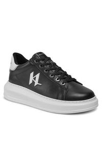 Karl Lagerfeld - KARL LAGERFELD Sneakersy KL62515 Czarny. Kolor: czarny. Materiał: skóra #4