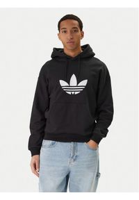 Adidas - adidas Bluza adicolor Trefoil KE0877 Czarny Loose Fit. Kolor: czarny. Materiał: bawełna #1