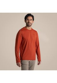 CRAGHOPPERS - Longsleeve męskie Craghoppers NosiLife Abel LS T-Shirt. Kolor: pomarańczowy. Długość rękawa: długi rękaw #1