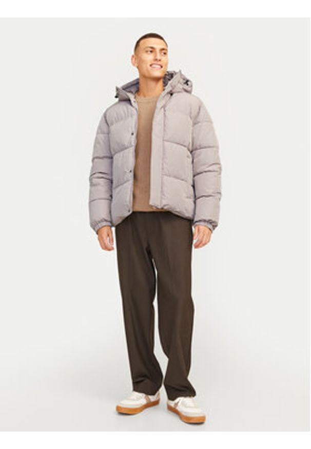 Jack & Jones - Jack&Jones Kurtka zimowa Bradley 12256974 Szary Regular Fit. Kolor: szary. Materiał: syntetyk. Sezon: zima