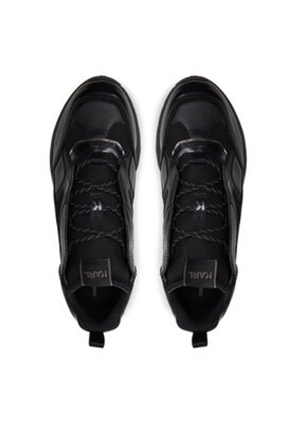 Karl Lagerfeld - KARL LAGERFELD Sneakersy Blaze KL52424 Czarny. Kolor: czarny. Materiał: skóra