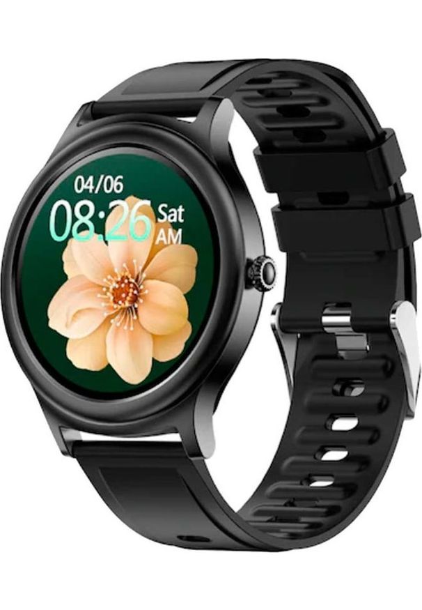 Smartwatch Kumi K16 Czarny (KU-K16/BK). Rodzaj zegarka: smartwatch. Kolor: czarny