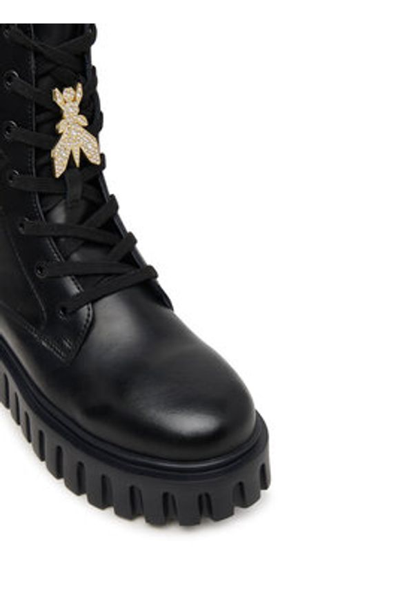 Patrizia Pepe Trzewiki PPJ981.31 Czarny. Kolor: czarny. Materiał: skóra