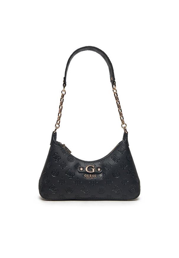 Guess Torebka 170421 Czarny. Kolor: czarny. Materiał: skórzane