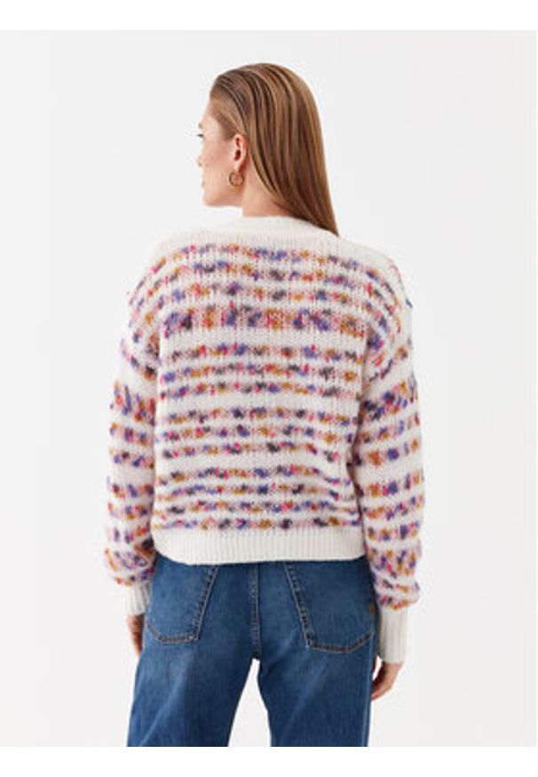 Pinko Sweter Opossum 101715 A14N Kolorowy Relaxed Fit. Materiał: syntetyk. Wzór: kolorowy