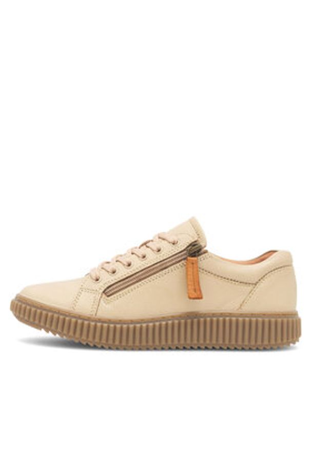 Go Soft Sneakersy WI16-RN052-01 Beżowy. Kolor: beżowy. Materiał: skóra