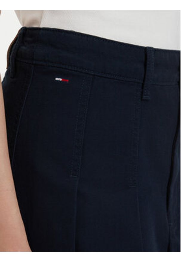 Tommy Jeans Spódnica plisowana DW0DW23149 Granatowy Regular Fit. Kolor: niebieski. Materiał: bawełna