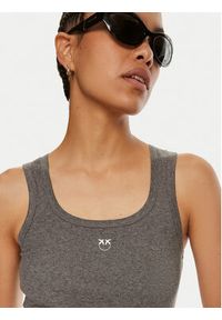 Pinko Top Calcolatore 100807 A22X Szary Regular Fit. Kolor: szary. Materiał: bawełna