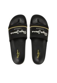 Pepe Jeans Klapki Slider Origin M PMS70160 Czarny. Kolor: czarny #6