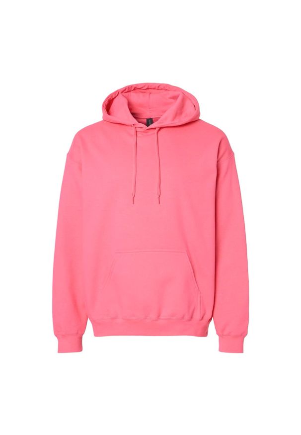 GILDAN - Bluza Z Kapturem Dla Dorosłych Unisex Softstyle Fleece Midweight. Typ kołnierza: kaptur. Kolor: różowy