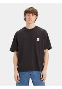 Levi's® T-Shirt Workwear A5850-0004 Czarny Loose Fit. Kolor: czarny. Materiał: bawełna #1