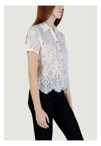 Morgan Koszula 261-DLILA Biały Regular Fit. Kolor: biały. Materiał: bawełna #3