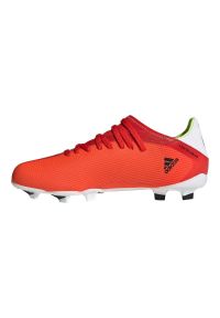 Adidas - Buty piłkarskie adidas X Speedflow.3 Fg Jr FY3304 wielokolorowe pomarańcze i czerwienie. Kolor: wielokolorowy. Materiał: syntetyk. Szerokość cholewki: normalna. Sport: piłka nożna #6