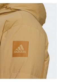 Adidas - adidas Płaszcz zimowy Big Baffle Down Coat HN9938 Beżowy Loose Fit. Kolor: beżowy. Materiał: syntetyk. Sezon: zima #3