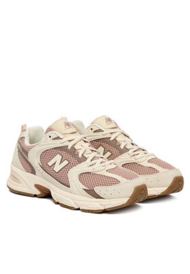 New Balance Sneakersy U530SUA Beżowy. Kolor: beżowy. Materiał: zamsz, skóra
