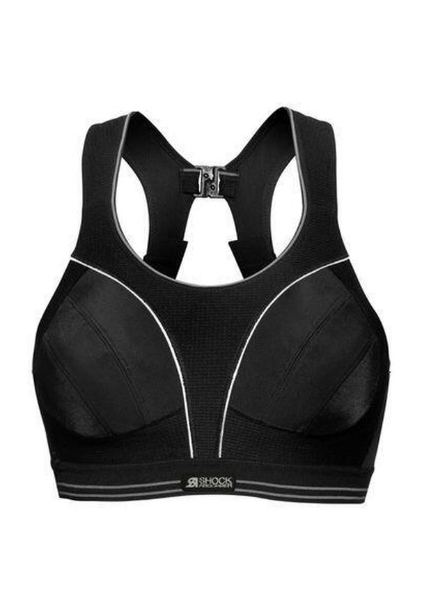 Biustonosz treningowy Shock Absorber Ultimate Run Bra. Kolor: czarny. Sport: bieganie