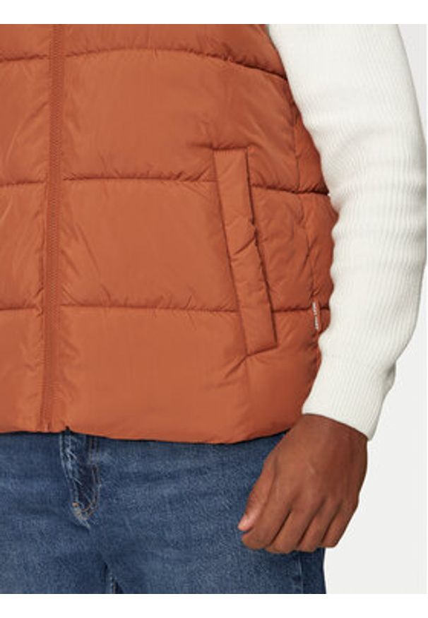 Jack & Jones - Jack&Jones Kamizelka Moon 12256860 Brązowy Regular Fit. Kolor: brązowy. Materiał: syntetyk