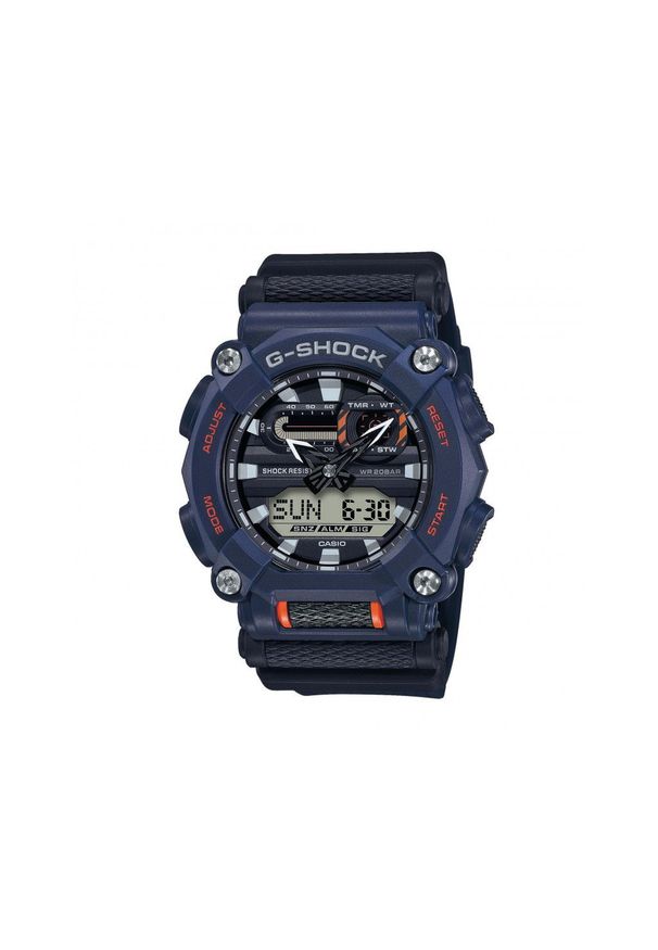 Casio - CASIO ZEGAREK G-SHOCK Classic GA-900-2AER. Rodzaj zegarka: cyfrowe. Materiał: tworzywo sztuczne. Styl: sportowy
