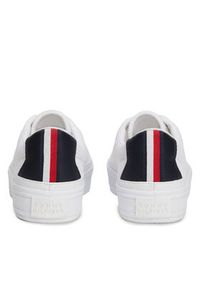 TOMMY HILFIGER - Tommy Hilfiger Sneakersy Vulc Monotype Sneaker FW0FW07675 Biały. Kolor: biały #6