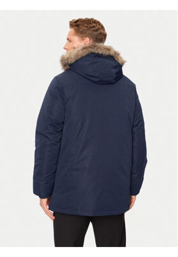 Jack & Jones Parka Construct 12258406 Granatowy Regular Fit. Kolor: niebieski. Materiał: syntetyk
