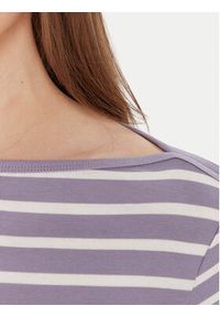 TOMMY HILFIGER - Tommy Hilfiger Bluzka WW0WW40589 Fioletowy Regular Fit. Kolor: fioletowy. Materiał: bawełna #3